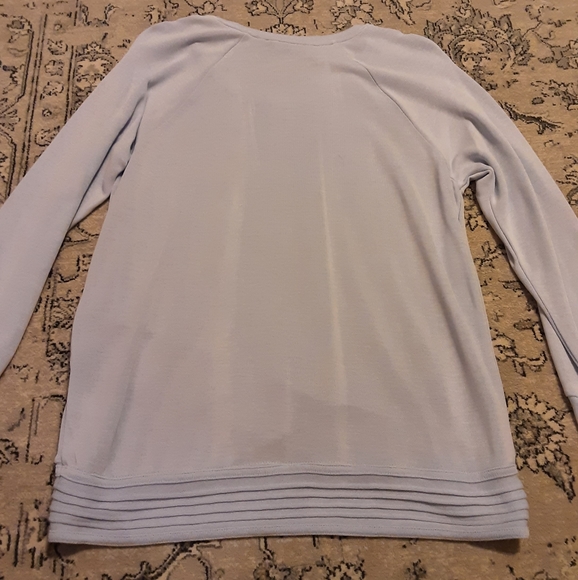 Athleta Blue Criss Cross Sweatshirt - Picture 5 of 6